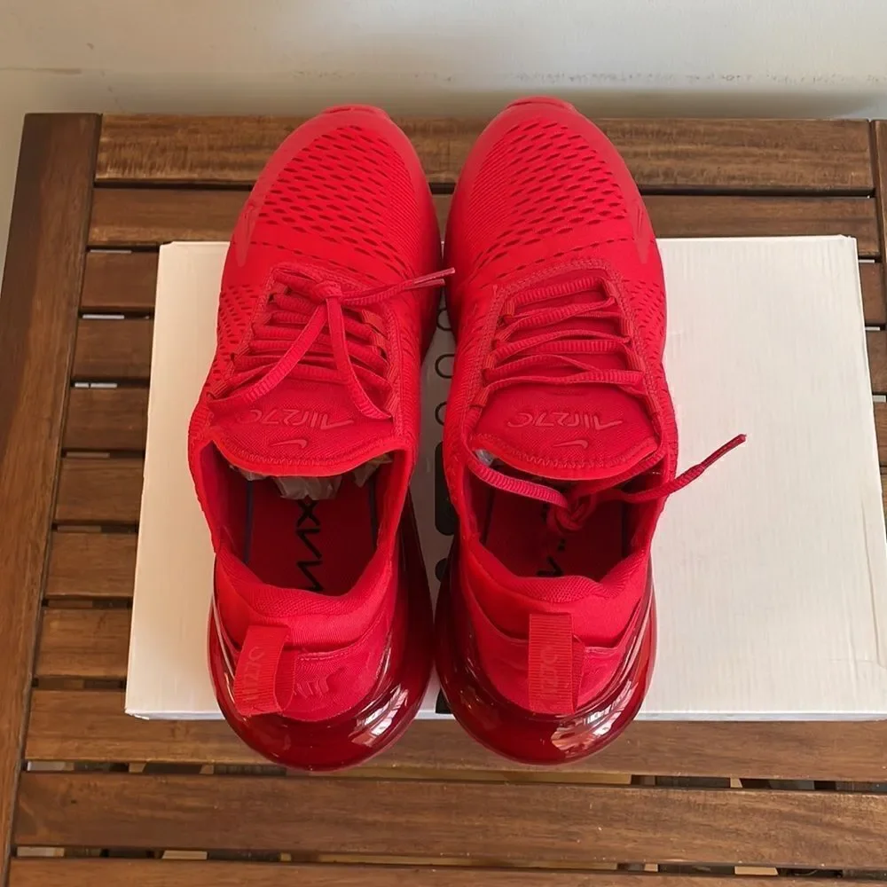 Nike Air Max 270 University Red USA Men Size 10/UK 9/EU 44(CV7544-600)